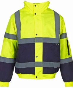 Supertouch Hi Vis 2 Tone Bomber Jacket All