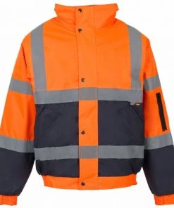 Supertouch Hi Vis 2 Tone Bomber Jacket All