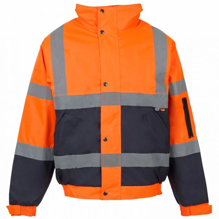 Supertouch Hi Vis 2 Tone Bomber Jacket All