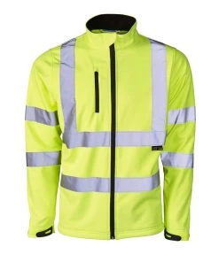 All Supertouch Hi Vis Yellow Softshell Jacket