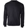 Supertouch Polycotton Black Sweatshirt