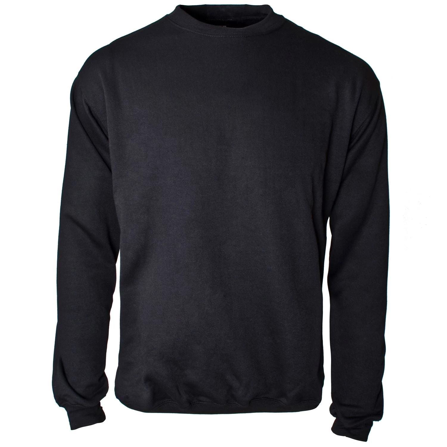Supertouch Polycotton Black Sweatshirt