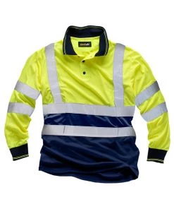 Standsafe Hi Vis 2 Tone LS Yellow Polo