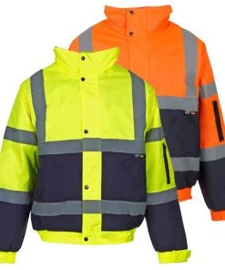 Supertouch Hi Vis 2 Tone Bomber Jacket All