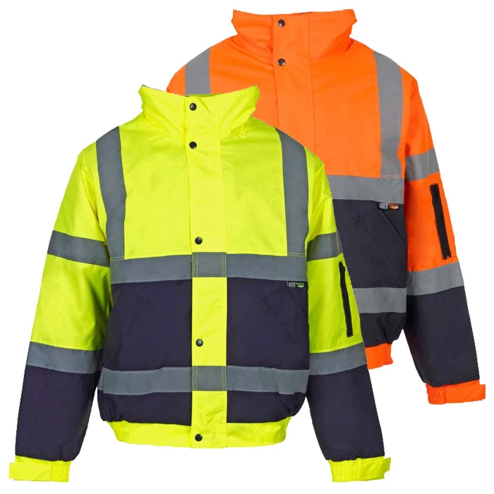 Supertouch Hi Vis 2 Tone Bomber Jacket All