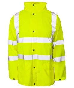 Supertouch Hi Vis Yellow PU Jacket All