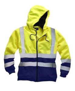 All Standsafe Hi Vis 2 Tone Full Zip Hoody