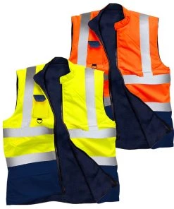 All Standsafe Hi Vis 2 Tone Bodywarmer