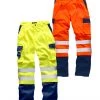 All Standsafe Hi Vis 2 Tone Polycotton Work Trouser
