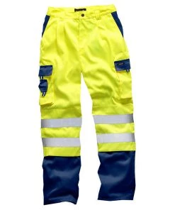 All Standsafe Hi Vis 2 Tone Polycotton Work Trouser