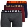 Jack & Jones JACLICHFIELD 3 Pack Boxers -BURGUNDY Mens Accessories