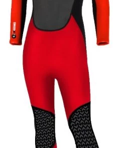 All TWF Kids XT3 3mm Wetsuit -RED