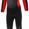 TWF Kids Turbo Full Wetsuit -RED All