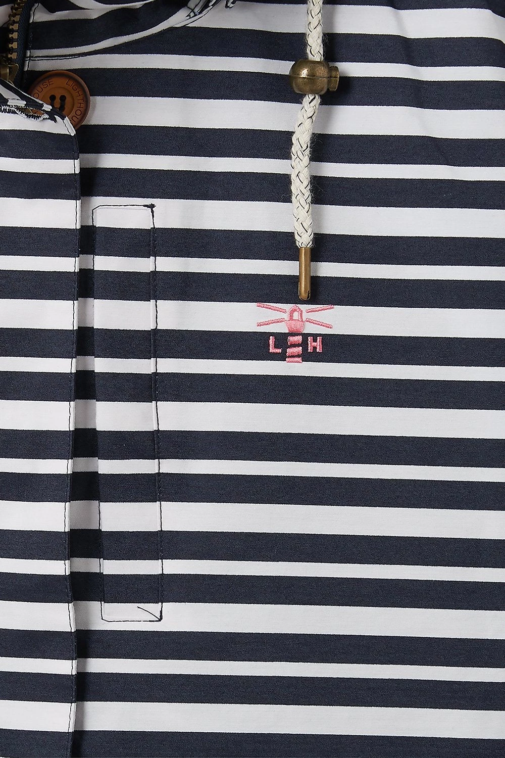 Ladies Jackets & Bodywarmers Lighthouse Tori Jacket -NAVY STRIPE