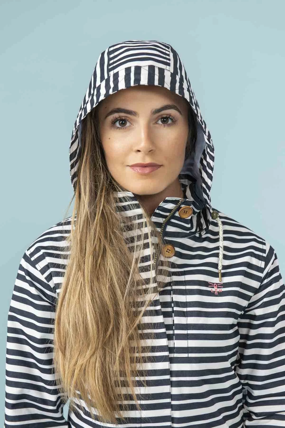 Ladies Jackets & Bodywarmers Lighthouse Tori Jacket -NAVY STRIPE