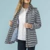 Ladies Jackets & Bodywarmers Lighthouse Tori Jacket -NAVY STRIPE