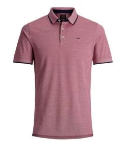 Jack & Jones JJEPAULOS Polo -RIO RED Mens Polos, Tees & Shirts