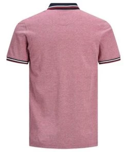Jack & Jones JJEPAULOS Polo -RIO RED Mens Polos, Tees & Shirts