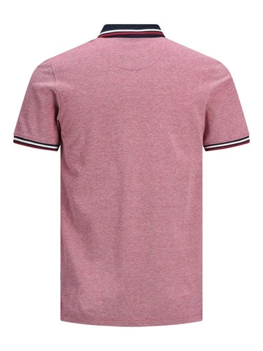 Jack & Jones JJEPAULOS Polo -RIO RED Mens Polos, Tees & Shirts