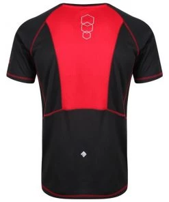 Regatta Mens Virda II Active Tee -BLACK Mens Sportswear & Fitness