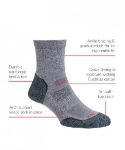 HJHall ProTrek HJ700 Light Hike Sock Mens Accessories
