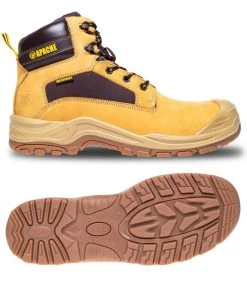 All Apache ATS Arizona Safety Boot -WHEAT