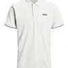 Jack & Jones JCOCHELSEY Polo -CLOUD DANCER Mens Polos, Tees & Shirts