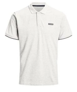 Jack & Jones JCOCHELSEY Polo -CLOUD DANCER Mens Polos, Tees & Shirts