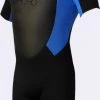 All TWF Mens Turbo Shortie Wetsuit -BLUE