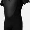 TWF Mens Turbo Shortie Wetsuit -BLACK All