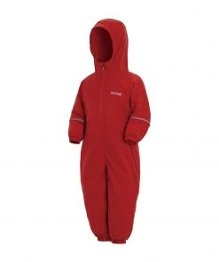 Kids Puddlesuits Regatta Kids Splosh III Padded Puddlesuit -PEPPER