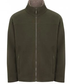 Champion Mens Otley Sherpa Fleece Jacket -OLIVE