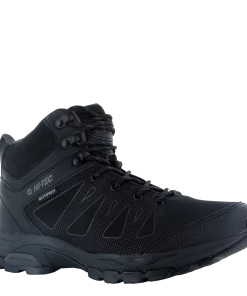 Mens Footwear Hi Tec Mens Raven Mid Boot -BLACK
