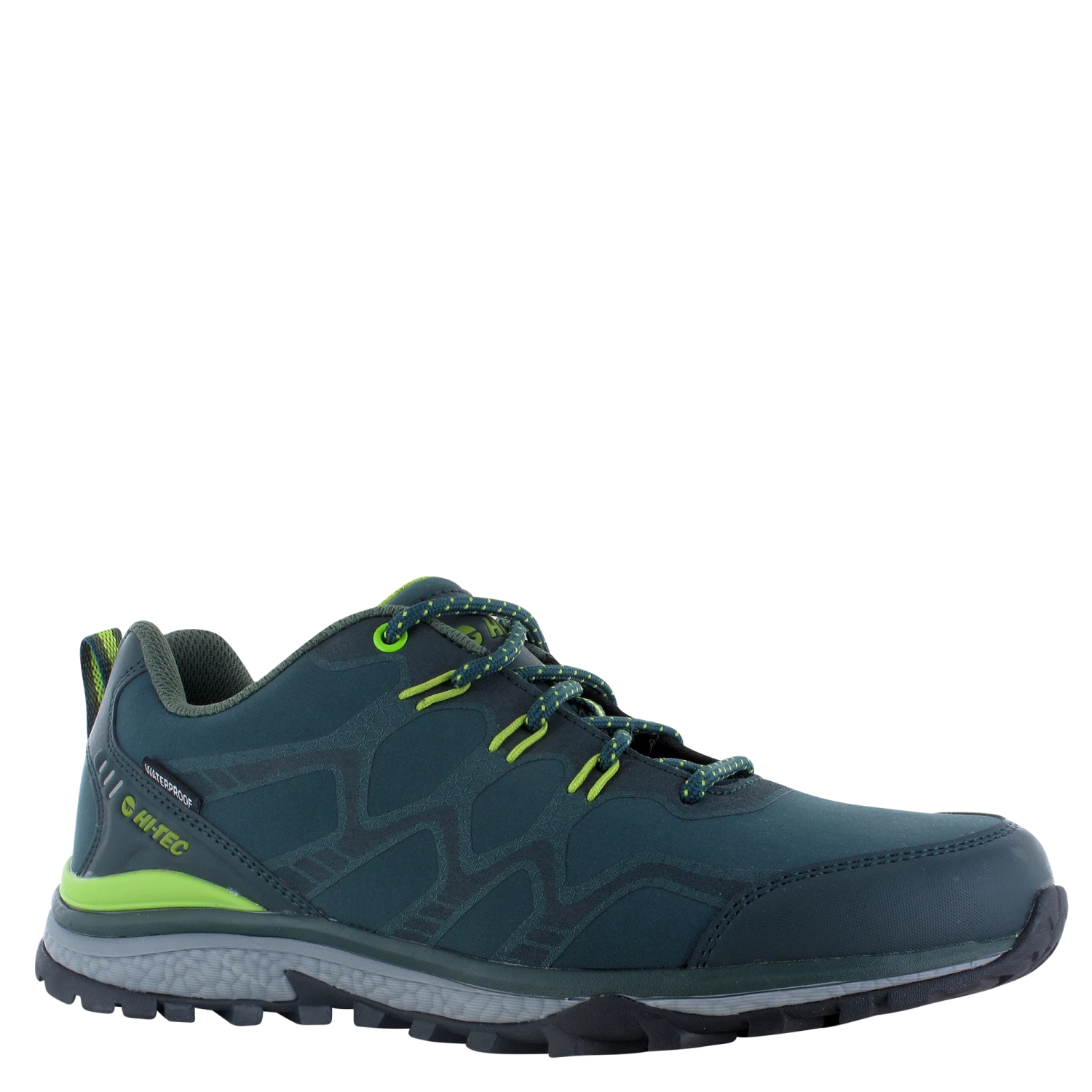 Mens Footwear Hi Tec Mens Stinger Waterproof Shoe -JUNGLE