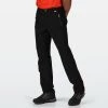 Regatta Mens Highton Waterproof Breathable Trousers -BLACK Mens Trousers & Shorts