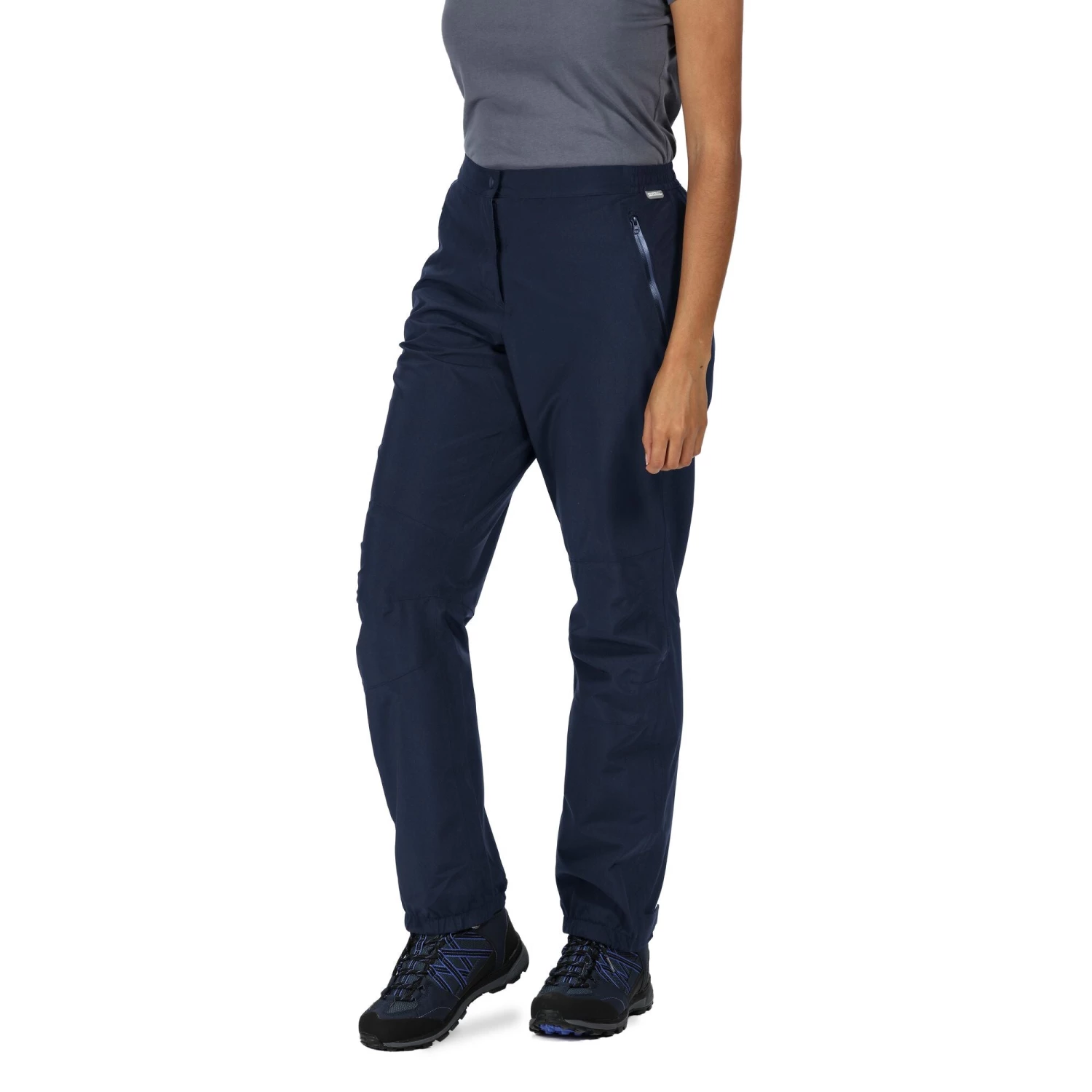 Ladies Trousers & Shorts Regatta Ladies Highton Waterproof Breathable Trousers -NAVY