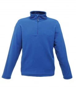 Regatta Mens Micro Zip Fleece -ROYAL BLUE Work Fleeces & Midlayers