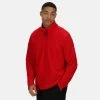 Regatta Mens Micro Zip Fleece -RED