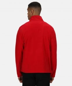 Regatta Mens Micro Zip Fleece -RED