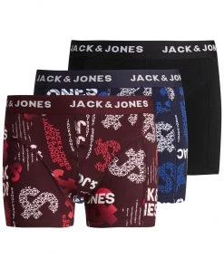 Jack & Jones JNR Jack & Jones JACLOGO Boys 3 Pack Boxers -PORT