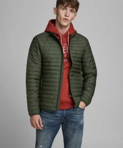 Jack & Jones JJRICK Padded Jacket -FOREST NIGHT (M, L Only)