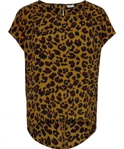 Ladies Polos, Tees & Shirts Jacqueline De Yong UTRECHT Top -GOLD
