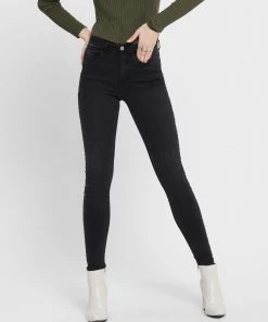 Ladies Jeans Jacqueline De Yong JONA High Waist Skinny Fit Jeans