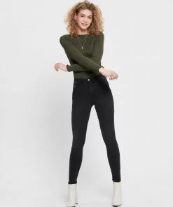 Ladies Jeans Jacqueline De Yong JONA High Waist Skinny Fit Jeans