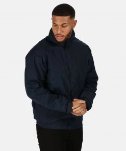 All Regatta Mens Dover Waterproof Insulated Jacket -NAVY