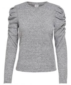 Jacqueline De Yong MALIBU Top -LIGHT GREY Ladies Polos, Tees & Shirts