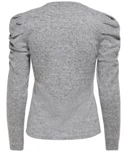Jacqueline De Yong MALIBU Top -LIGHT GREY Ladies Polos, Tees & Shirts