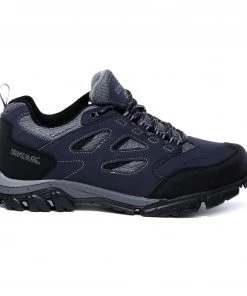 Regatta Mens Holcombe Waterproof Walking Shoe -NAVY Mens Footwear