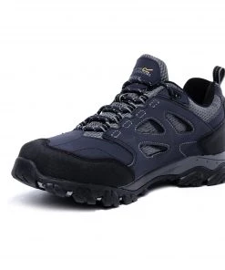 Regatta Mens Holcombe Waterproof Walking Shoe -NAVY Mens Footwear