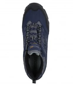 Regatta Mens Holcombe Waterproof Walking Shoe -NAVY Mens Footwear